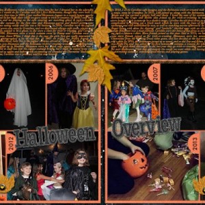 april template - Halloween Overview