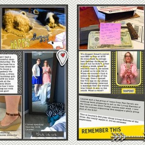 2016 Project Life Week 12 | 24x12