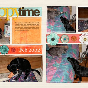 Puppy Time (Double Page)
