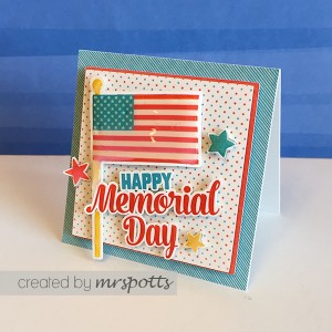 Happy Memorial Day Mini Card
