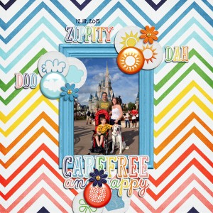 Carefree and happy at Disney
