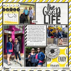 2016 Project Life Week 14 Left Side