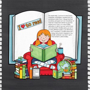 I love to read