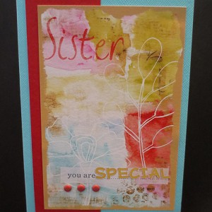 Sister You Are Special - greeting card