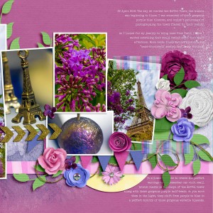 Purple & Parisian (right-hand page)
