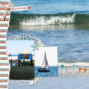 Beach Birds - left side