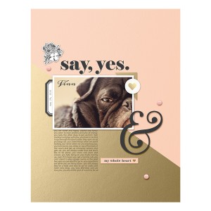 say, yes