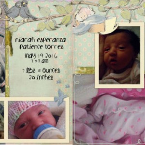 Niarah`s birth