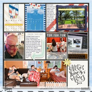 2016 Project Life Week 19 Left Side