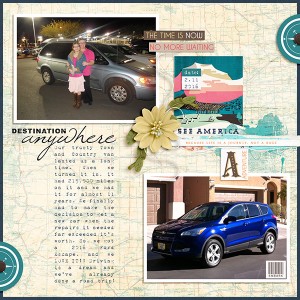 Escape in our New Ford!