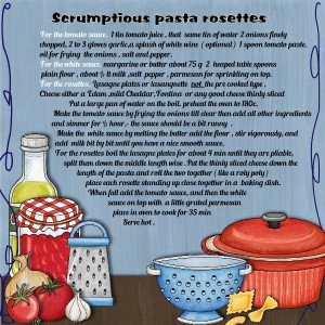 Pasta Rosettes