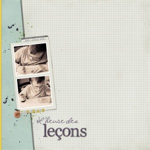 L'heure des leçons