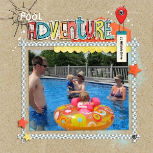 Water fun- June Template Challenge