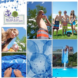 Pool Day (3 Little Fish) left