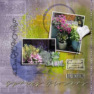 Spring Flowers (June Random challenge color spectrum)