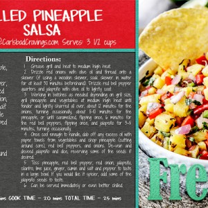 Grilled Pineapple Salsa