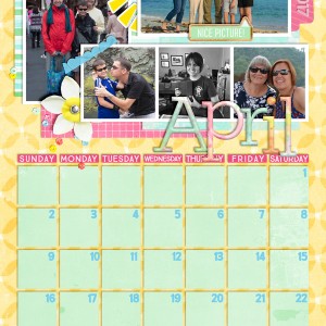2017 Calendar-April