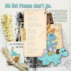 Little-dinosaur Scrapbooking