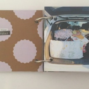 A video flip through of the mini I made using 'cozy' papers.
