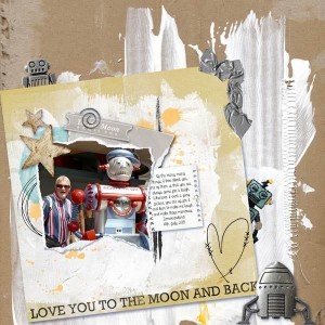 To The Moon And Back Scrapbook