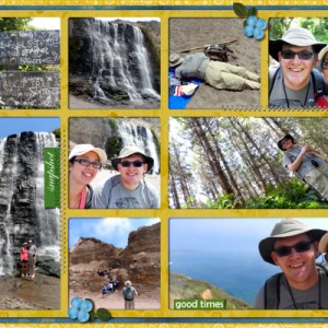 Alamere Falls double spread