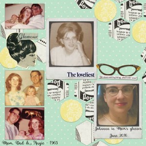 Wearing Mom's Glassses