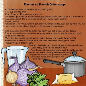 The Not So French Onion Soup.