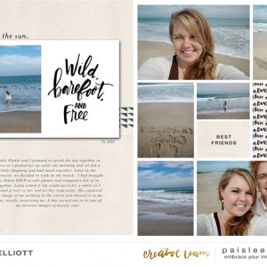 Wild, Barefoot and Free | 6x8 Digital Pages