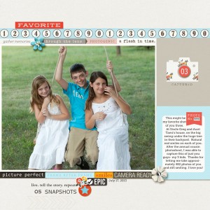 a flash in time- lift of Bestcee's "Bacon fries" layout