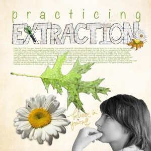July slow scrap - extraction practice
