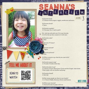 Seanna 3YO Interview