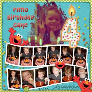 Elmo-cake