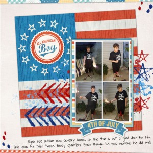 Scrapping with Liz: July Blog Challenge