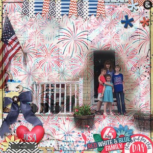 Red, White and Blue Family