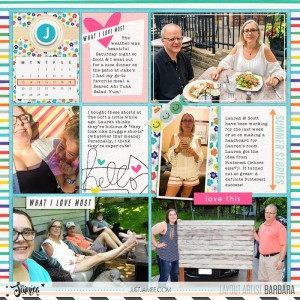 2016 Project Life Week 25 Left Side