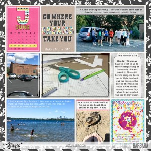 2016 Project Life Week 26 Left Side