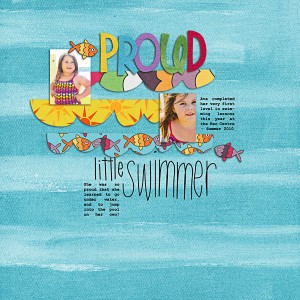 Proud Little Swimmer