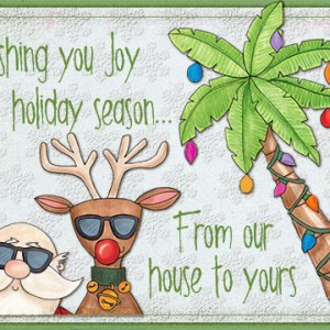 Christmas Card (Summer School week 4 - photoless)