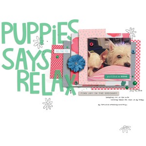 puppies says relax