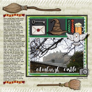 Edinburgh Castle [ScrapLikeBerniek- kh aug blogchall]
