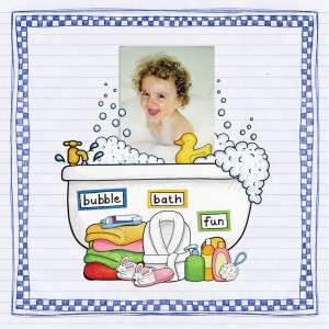 Bubble bath fun