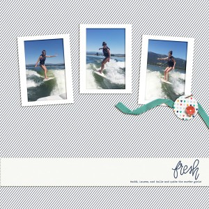 Catching a fresh wave