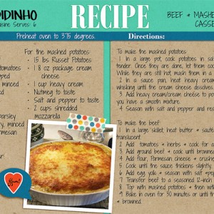 ESCONDIDINHO Recipe