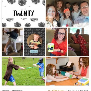 Project Life 2016 Week 20 (left)