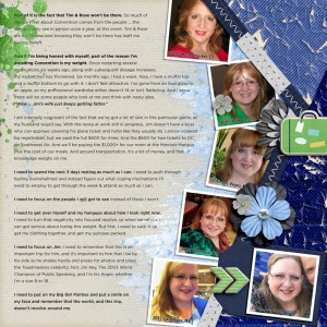 Dreading It - page 2 (Journaling Challenge, August 2016)