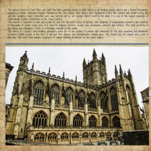 Bath Abbey, left side