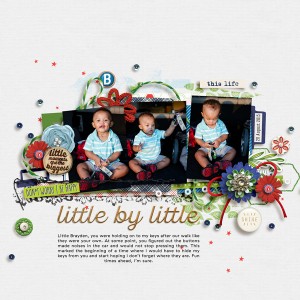 little by little