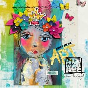 Mixed Media Art Married to Digital