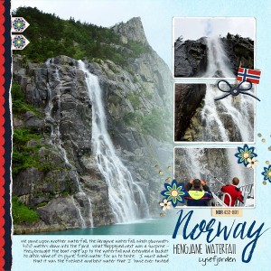 Hengjane Waterfall, Norway