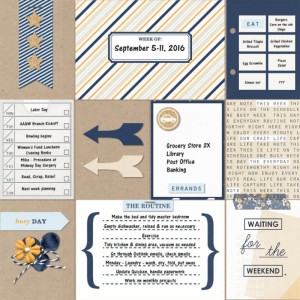 September Week 1 Planner Page